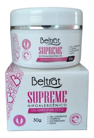 Gel Supreme Pink Style Hard 30g Beltrat Original