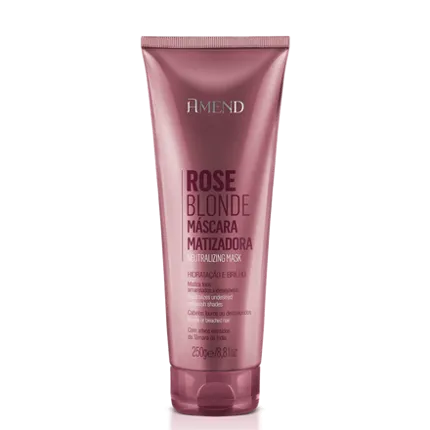 Máscara Matizadora Rose Blonde Amend 250g