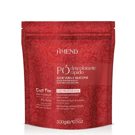 Pó Descolorante Aloe Vera e Silicone Amend 300g
