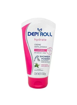 Creme Depilatório Corporal Shower Power Hydrate Alo Vera Depi Roll 130g