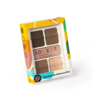 Paleta Quinteto Corretor de Sobrancelhas Vegano Adversa