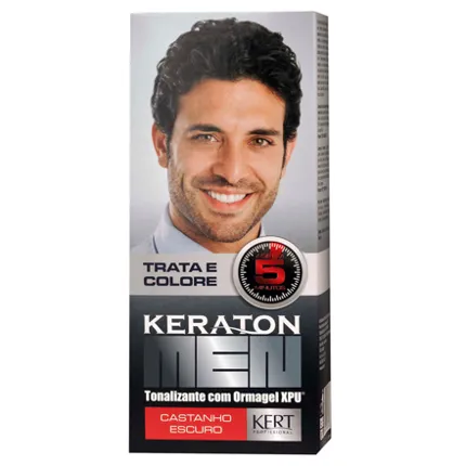 Tonalizante Keraton Men kert - Castanho Escuro