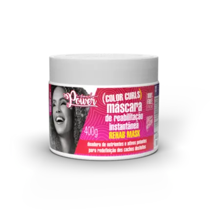 Máscara Color Curls Reabilitação Instantânea Soul Power 400g