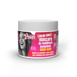 Máscara Color Curls Reabilitação Instantânea Soul Power 400g