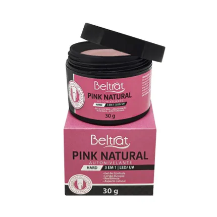 Gel Hard Pink Natural Beltrat Led/Uv Profissional 30G
