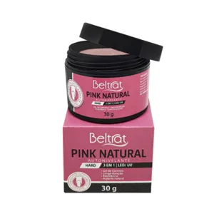 Gel Hard Pink Natural Beltrat Led/Uv Profissional 30G