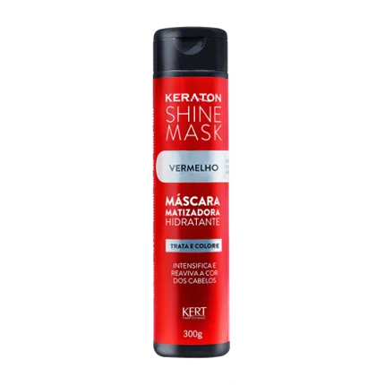 Máscara Matizadora kert Shine Keraton - Vermelho