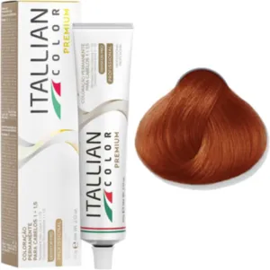 Coloração Itallian Color Premium 8.44 Louro Claro Cobre Intenso