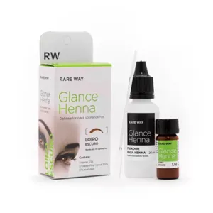 Henna para Sobrancelhas Glance Loiro Escuro Rare Way