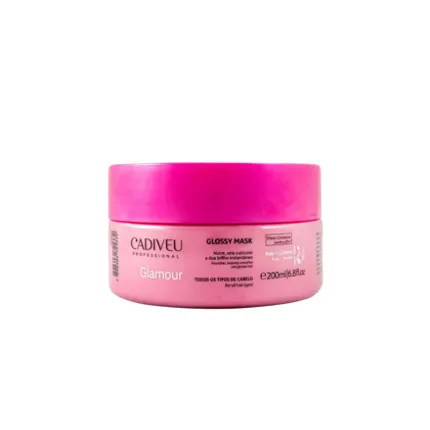 Máscara Glossy Mask Glamour Cadiveu 200ml