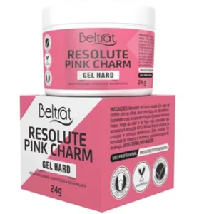 Gel construtor de unhas resolute pink charm hard 24G beltrat