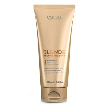 Máscara Acidificante Blonde Reconstrutor Cadiveu 200ml