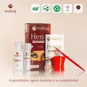 Henna Pó Makiaj - Marrom
