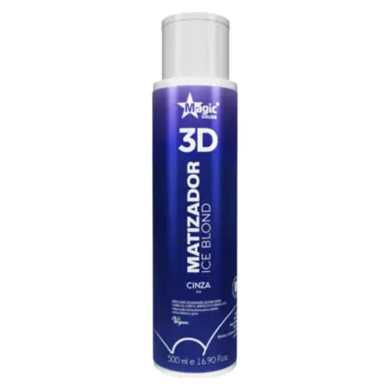 Matizador 3D Ice Blond Efeito Cinza Magic Color 500ml