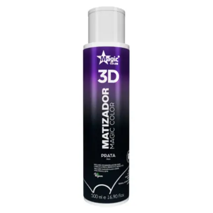 Matizador 3D Efeito Prata Magic Color 500ml