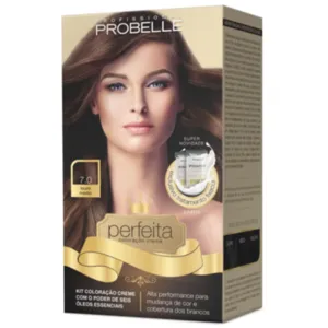 Kit Coloração 7.0 Louro Médio Perfeita Probelle