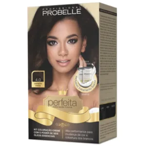 Kit Coloração 4.0 Castanho Médio Perfeita Probelle