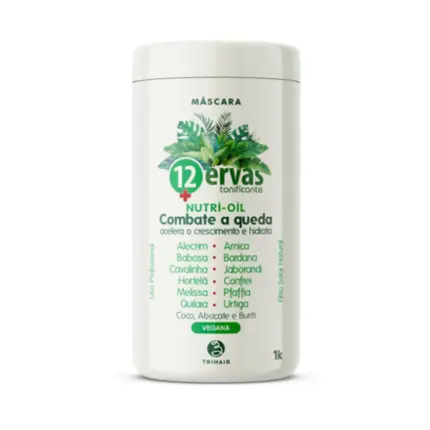 Máscara 12 Ervas Nutri-Oil Trihair 1kg