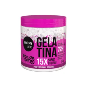 Gelatina Super Volume #todecacho Salon Line 550g