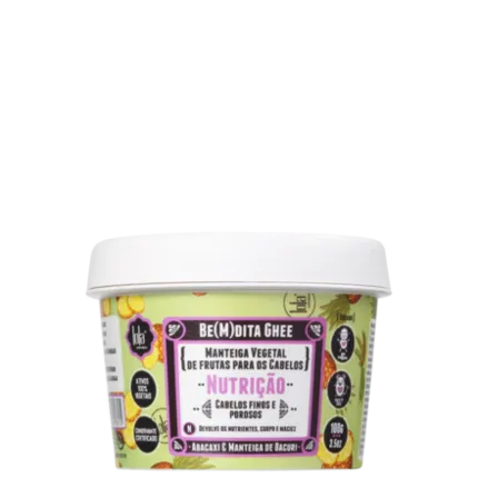 Máscara Capilar Be(m)dita Ghee Nutrição Abacaxi Lola 100g