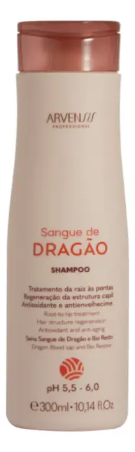 Shampoo Regenerador Sangue de Dragão Arvensis 300ml
