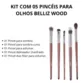 Kit de Pincéis Wood Olhos Belliz
