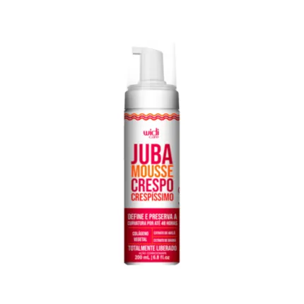Mousse Finalizador Crespo Crespíssimo Juba Widi Care 200ml