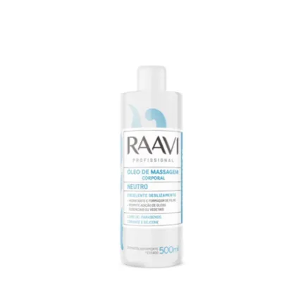 Óleo de Massagem Corporal Neutro Raavi 500ml