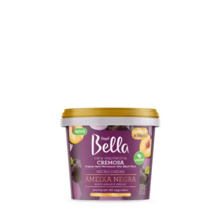 Cera Ameixa Negra P/micro-ondas Depil Bella 100g