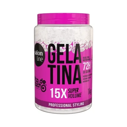 Gelatina #todecacho Super Volume Salon Line 1kg