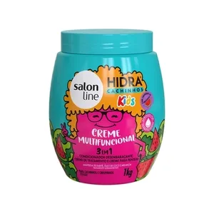Creme Multifuncional 3 em 1 Hidra Kids Cachinhos Salon Line 1kg