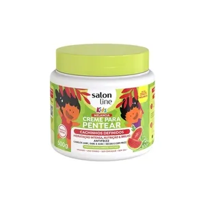 Creme Para Pentear Melancia Kids Cachinhos Definidos Salon Line 500g