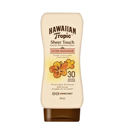 Protetor Solar Hawaiian Tropic Sheer Touch Ultra Radiance FPS 30 Loção 240ml Hawaiian Tropic 240ml