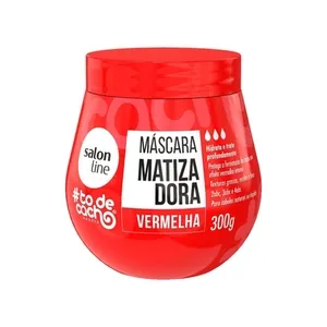 Máscara Matizadora #todecacho Vermelha Salon Line 300g