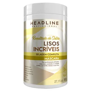 Mascara Selagem Completa Lisos Incriveis Headline 800g