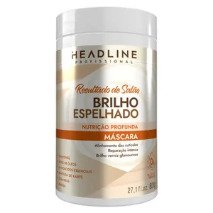 Máscara Brilho Espelhado Headline 800g