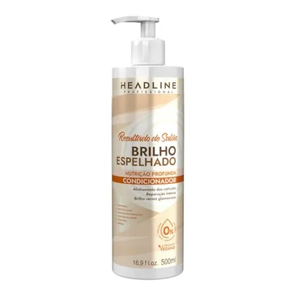 Condicionador Brilho Espelhado Headline 500ml