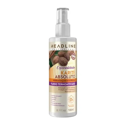Fluido Termoativado Karité Absoluto Headline 180ml