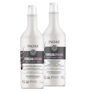 Kit Sh+Cond Força & Brilho Inoar 1L