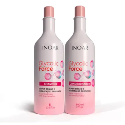 Kit Glycolic Force Sh+Cond Inoar 1L