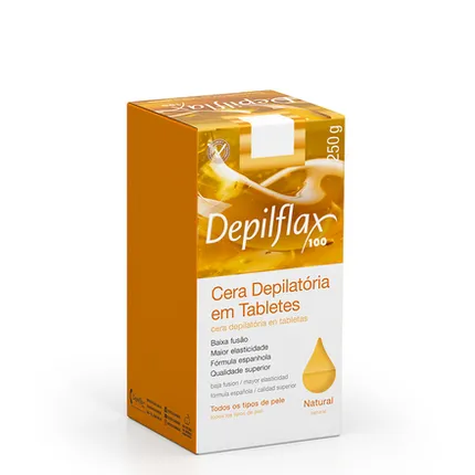 Cera Quente Epilatória Depilflax Natural 250g