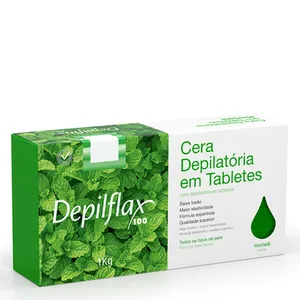 Cera Quente Epilatória Depilflax Hortelã 1kg