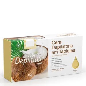 Cera Quente Epilatória Depilflax Coco 1kg
