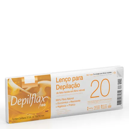 Lenço para Depilação Depilflax c/ 20 Unidades