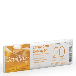 Lenço para Depilação Depilflax c/ 20 Unidades