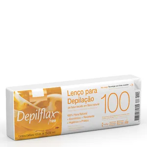 Lenço para Depilação Depilflax c/ 100 Unidades
