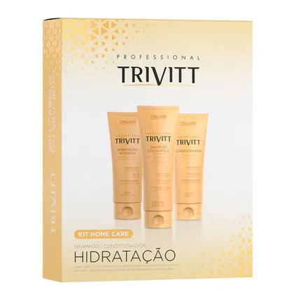 Kit Home Care Hidratação Pós Química Trivitt Itallian