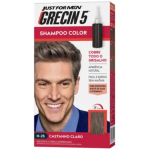 Grecin 5 Shampoo Color Castanho Claro H-25