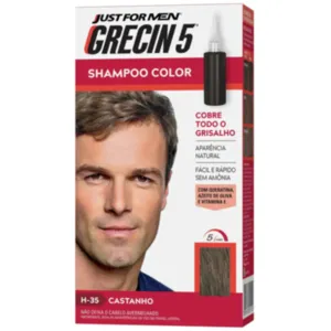 Grecin 5 Shampoo Color Castanho H-35