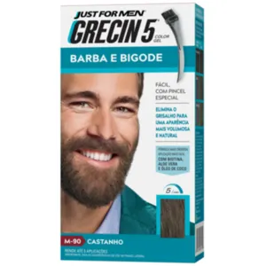 Grecin 5 Barba e Bigode Castanho M-90